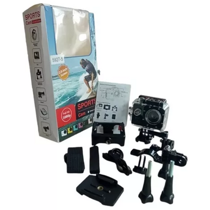 Cámara para Motos HD 1080p Resistente al Agua 30m